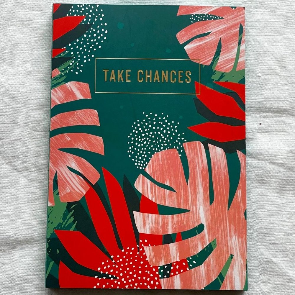 NEW Without Tags Green-Inspired Lined Journal Take Chances